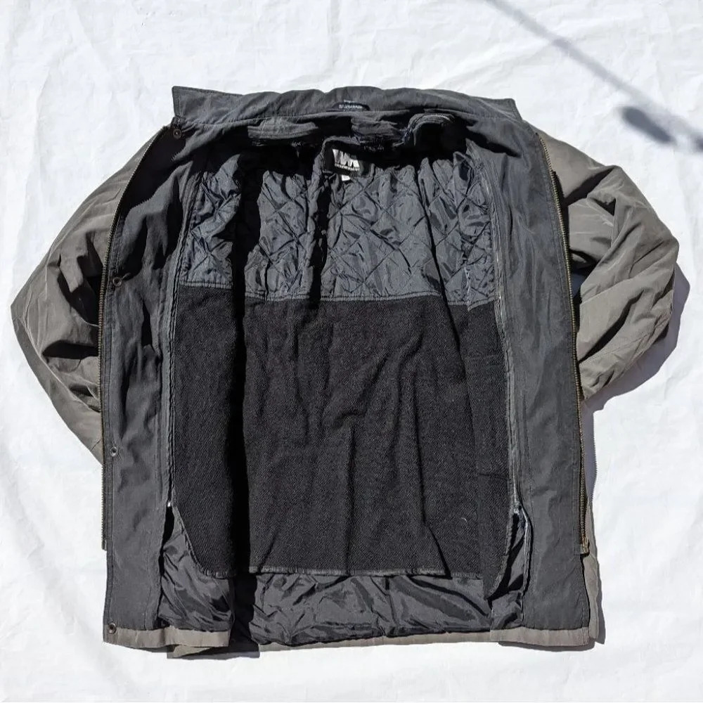 Vintage Mens Green Weatherman Jacket with  Zip Out Layer - Size 40 - Picture 6 of 11